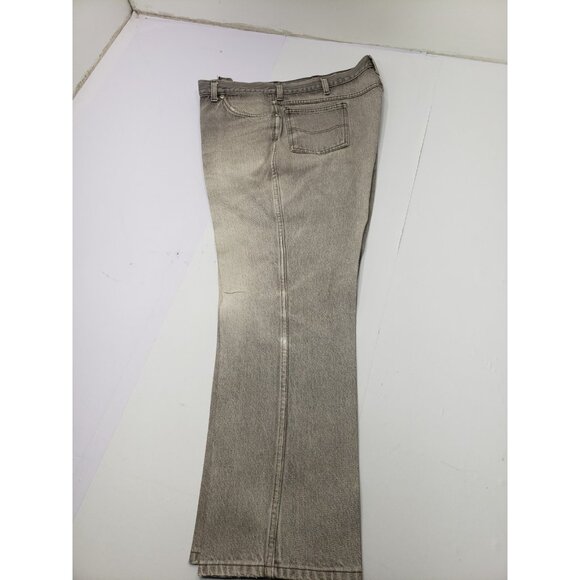 Vtg Dickies Branders Mens Smokey Gray Loose Denim Light Wash Jeans Size 42X30 - Picture 2 of 9